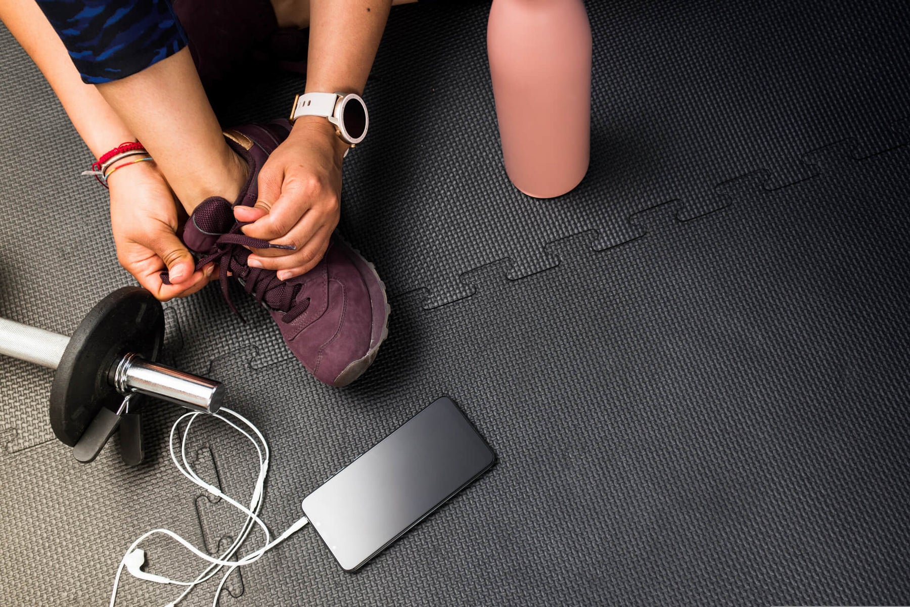 Gym floor mat