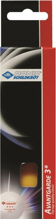 Avantgarde 3* Table Tennis Balls 3pk