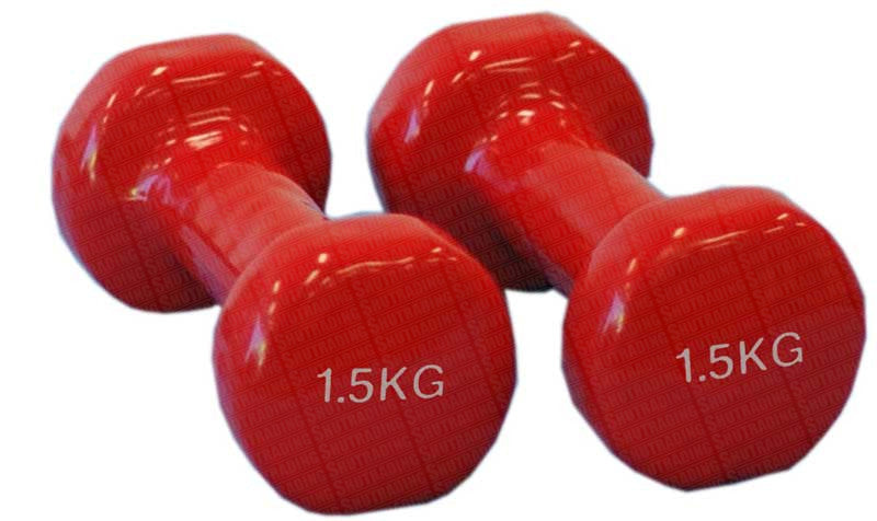 HCE 1.5kg Vinyl Dumbbell - Individual