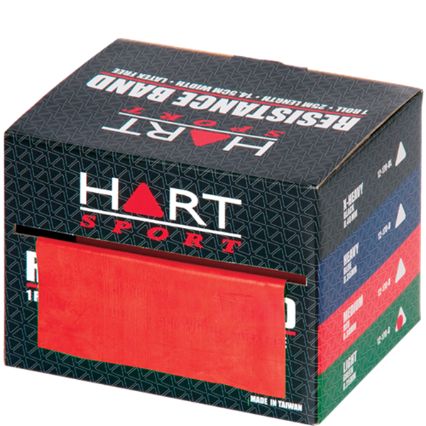 HART Resistance Band - Red - Medium - Per Metre