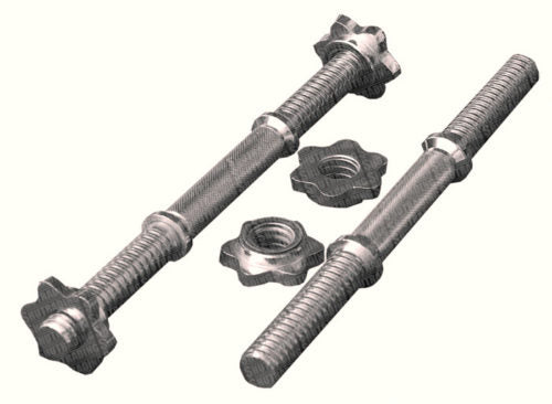 HCE 19inch Standard Dumbbell Handles With Spin Lock Collars