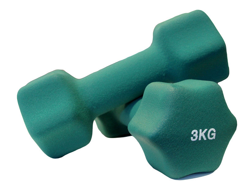 HCE 3kg Neoprene Dumbbell - Individual