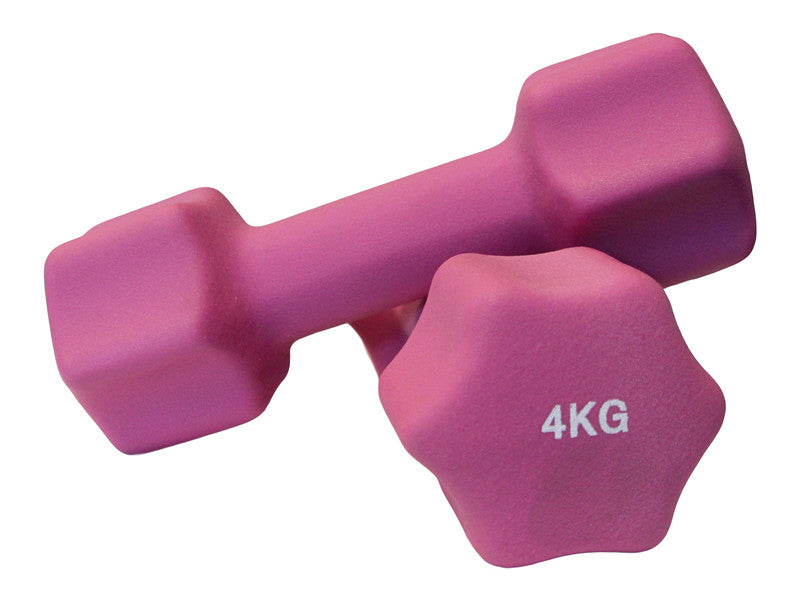 HCE 4kg Neoprene Dumbbell - Individual