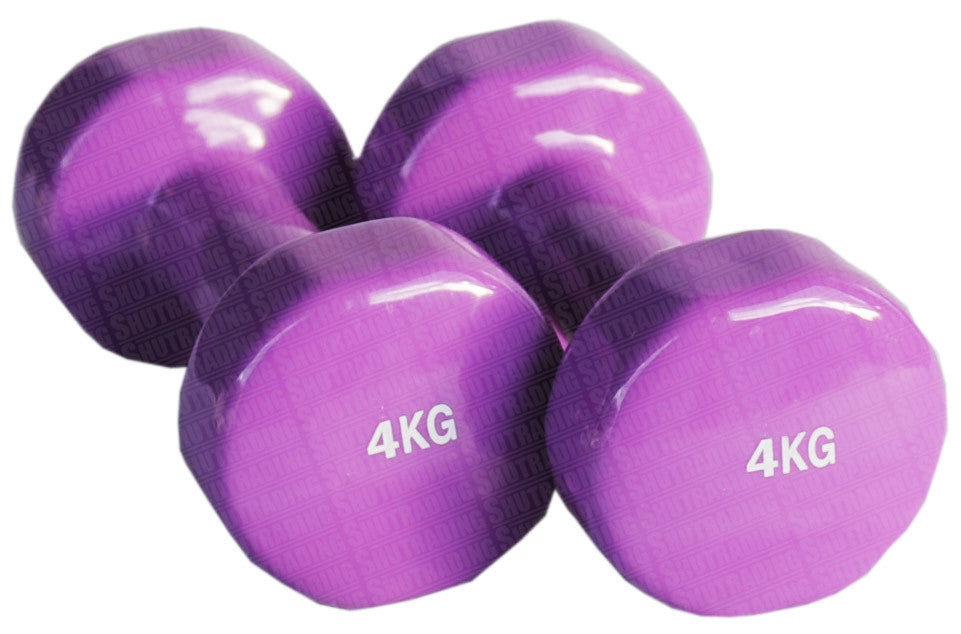 HCE 4kg Vinyl Dumbbell - Individual