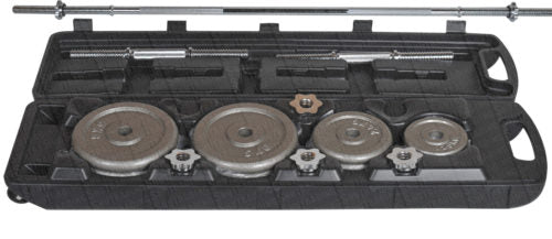 HCE 50kg Adjustable Dumbbell and Barbell Set