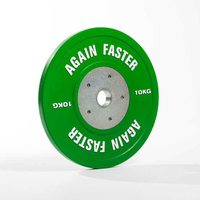 Again Faster Competition Bumper Plates 10kg Pair