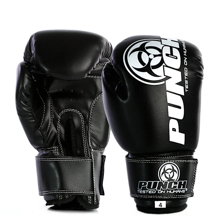 Punch Kids/Junior Urban Boxing Gloves Black 4oz