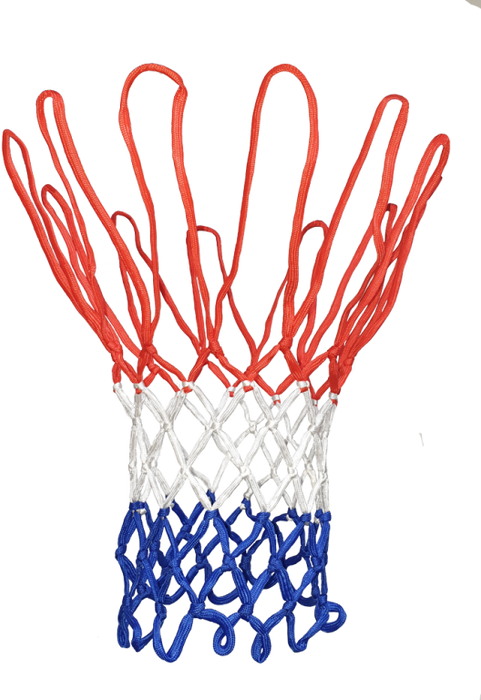 Dynamic Basketball Net Red/white/blue