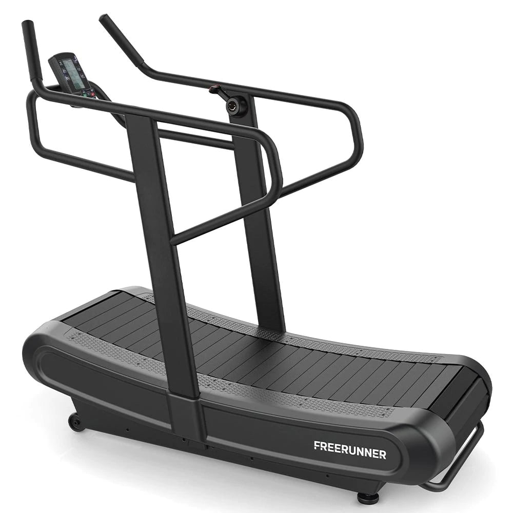 Freeform Curved Manual Treadmill with Resistance and Sled Push — Health