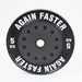 Again Faster Elite Competition Bumper Plate 5kg Pair - flat view