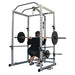 Working out on the Force USA Home Power Rack Combo 