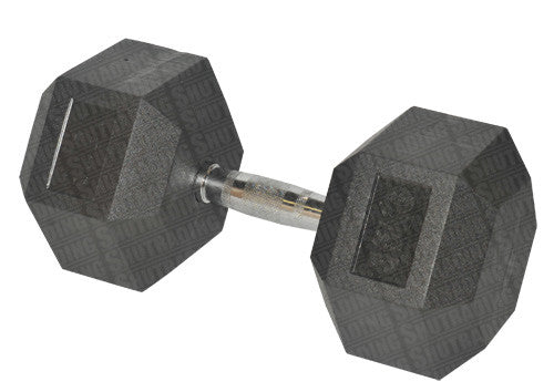 HCE 35kg Hex Rubber Coated Dumbbells - Individual