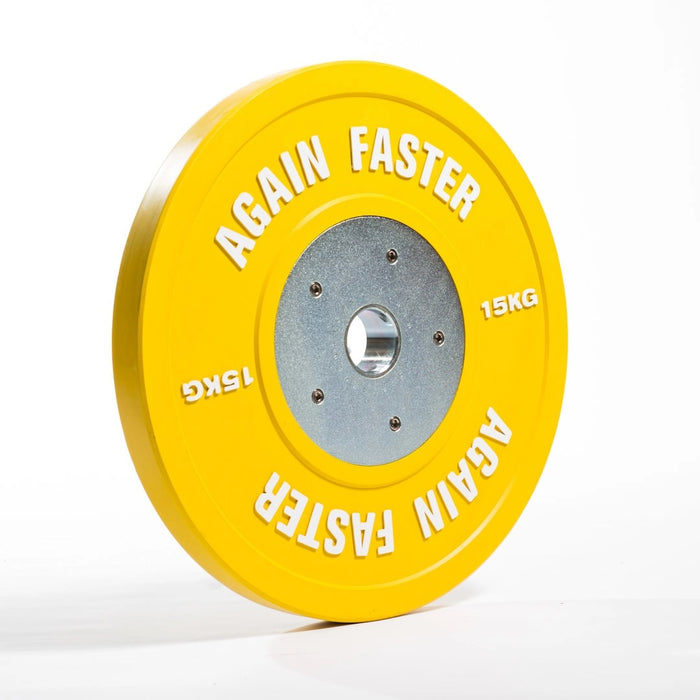 Again Faster Competition Bumper Plates 15kg Pair