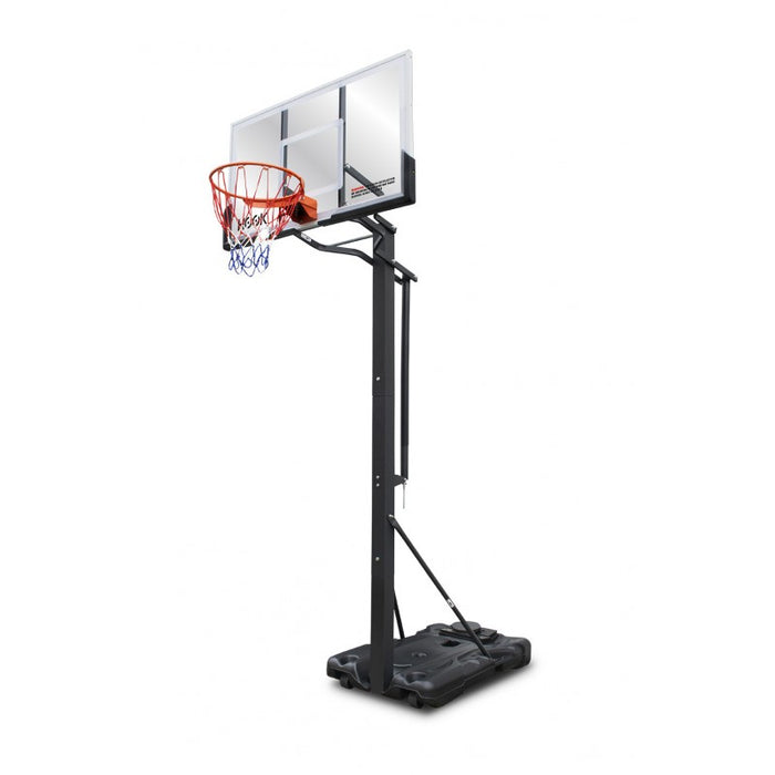 Hook 54in Breakaway Polycarbonate Screw Jack Basketball System