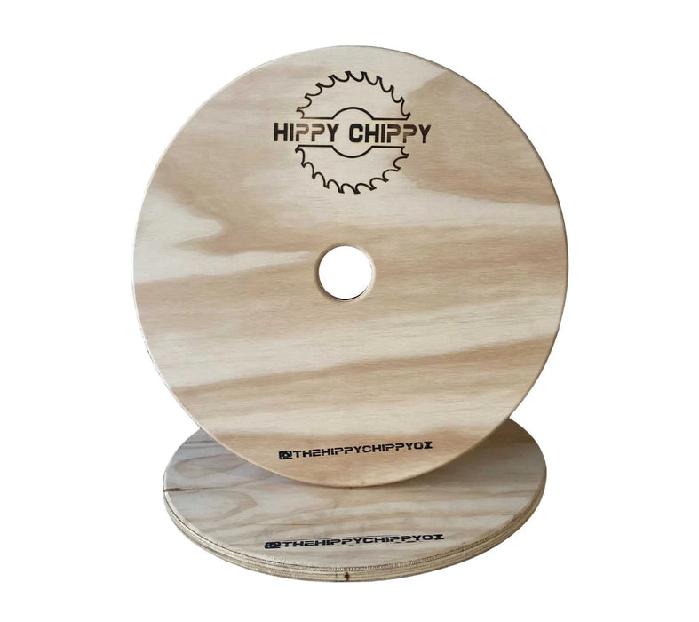 Wooden 1.5kg Olympic Training Plates (44cm Plates) - Pair