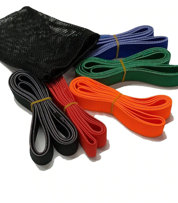 HCE Black Fabric Long Power Resistance Band Xlarge 30-40lbs.