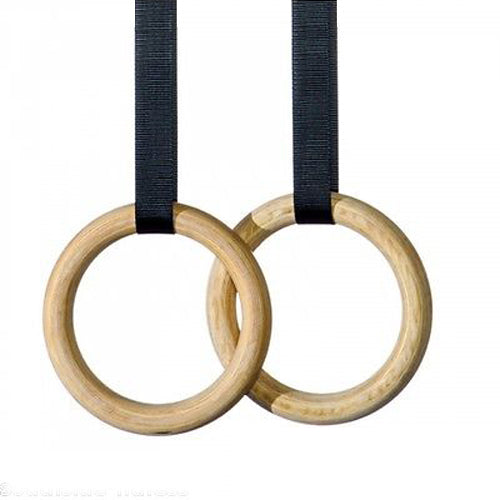 Wooden Gym Rings (Pair)