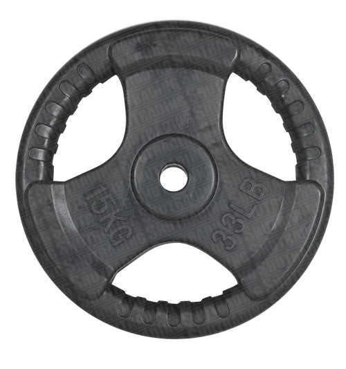 HCE 15kg Standard Rubber Coated Weight Plate